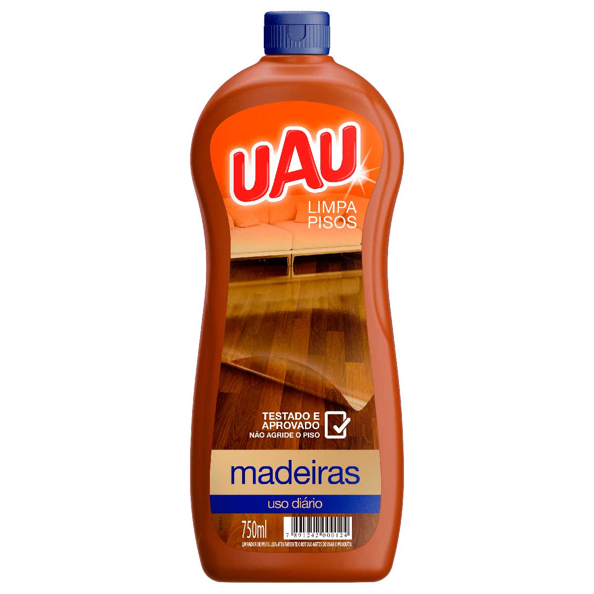 Limpador Uau Piso Madeira 750ml