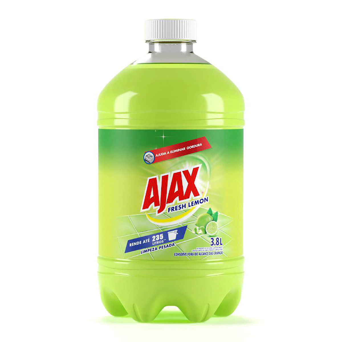 Limpador Diluível Ajax Fresh Lemon 3,8 L