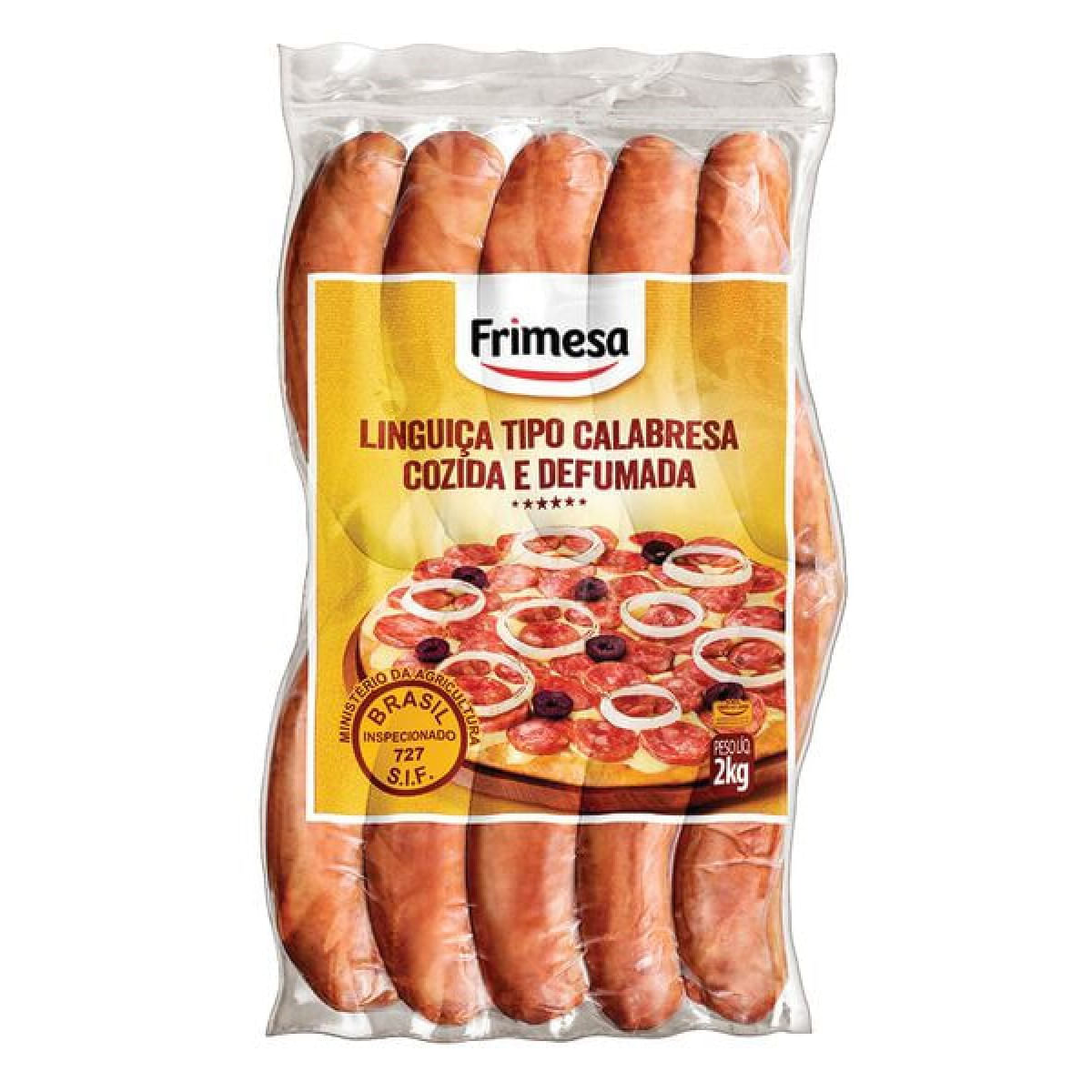 Linguiça Calabresa Defumada Frimesa Aproximadamente 400 g