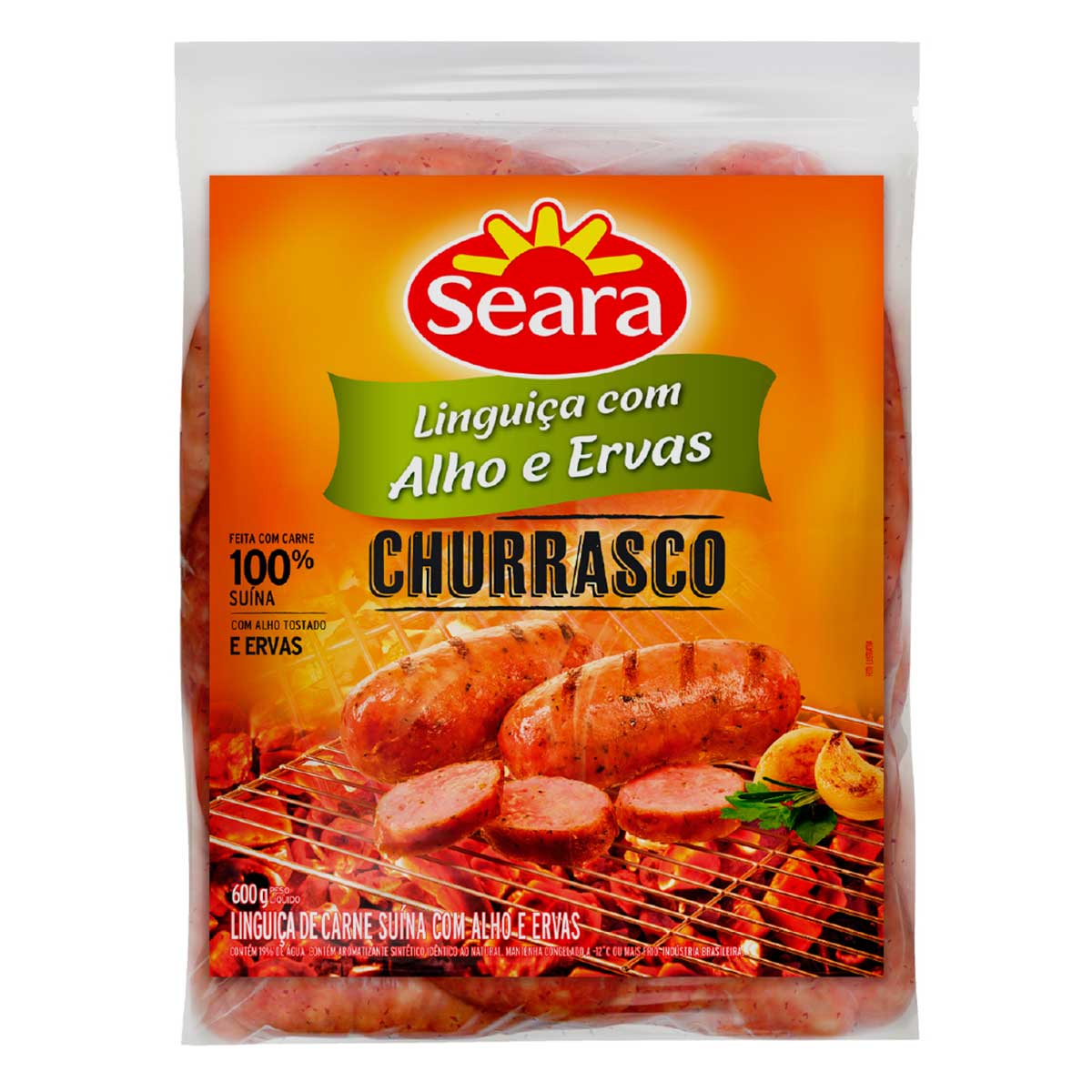 Linguiça com Alho e Ervas Churrasco Seara 600g