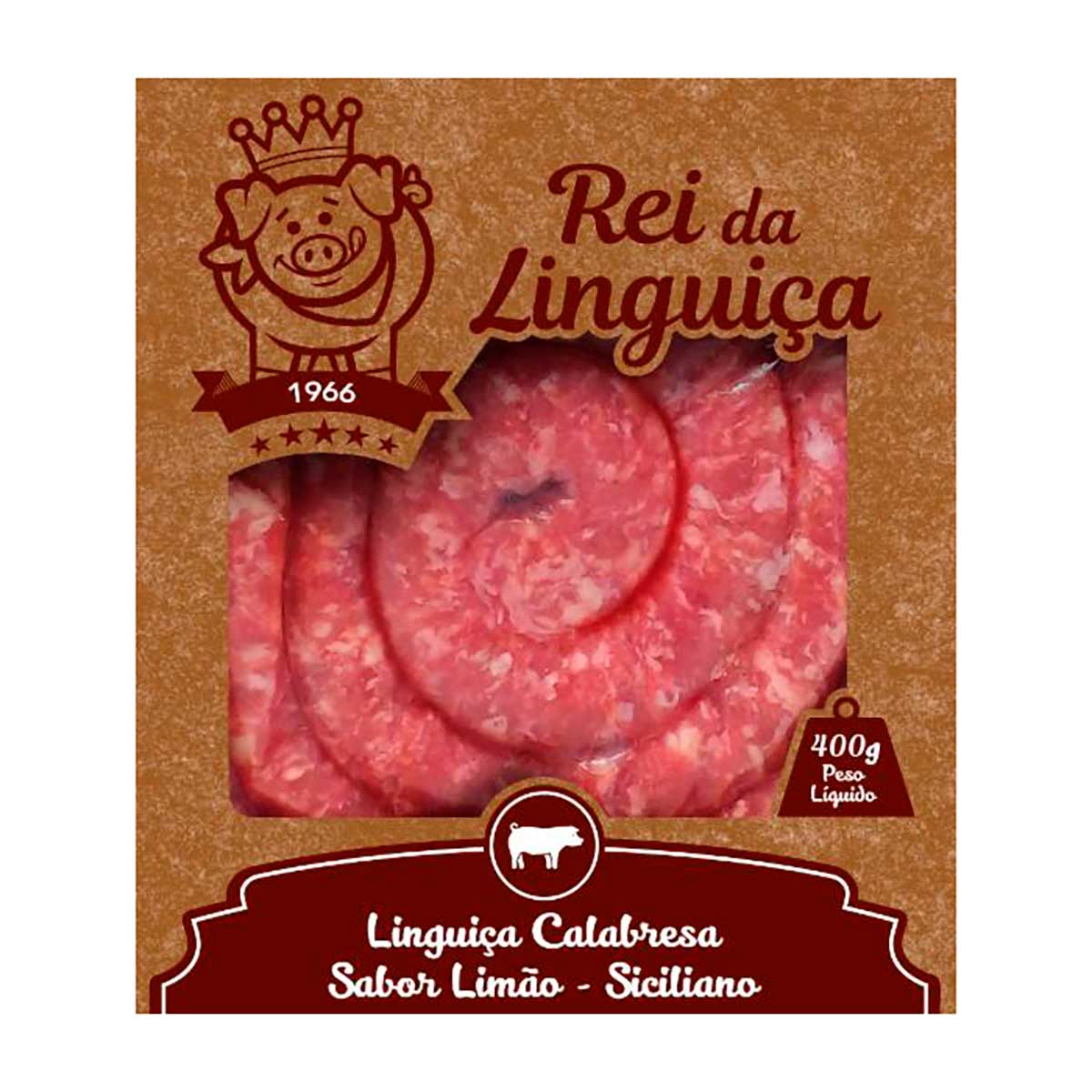 Linguiça Calabresa Rei da Linguiça 400 g