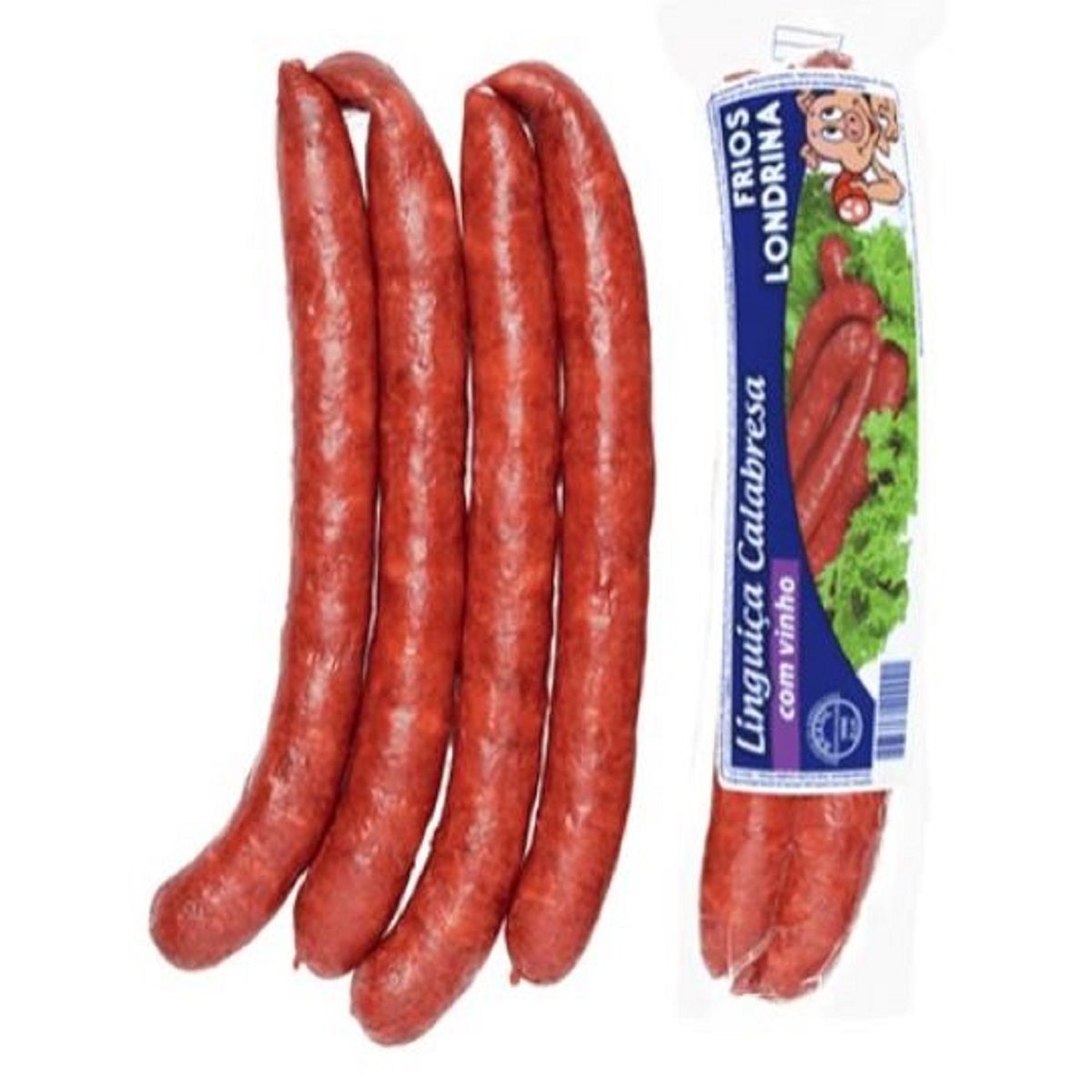 Linguiça Calabresa Frios Londrina Aproximadamente 400 g