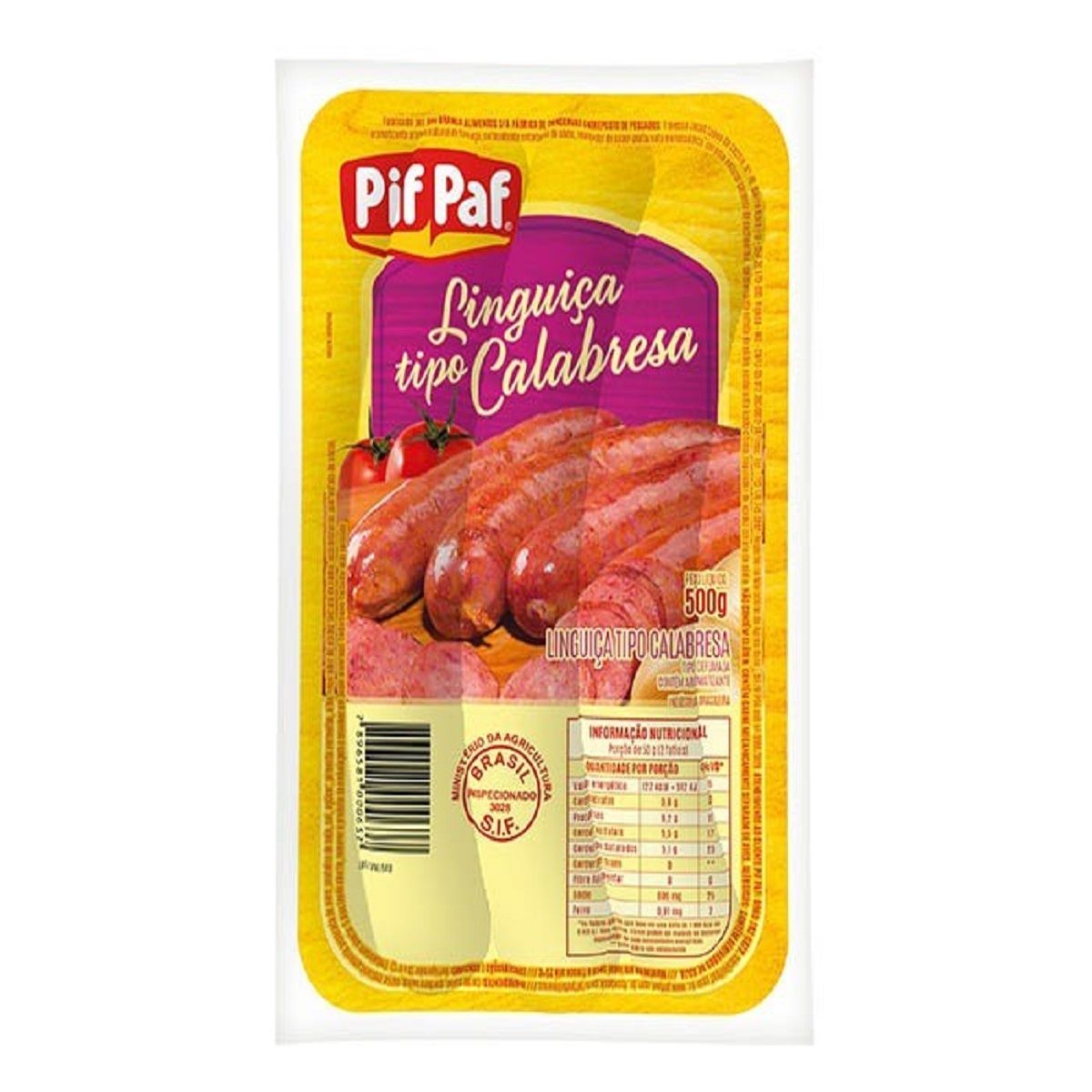 Linguiça Calabresa Pif Paf 500 g