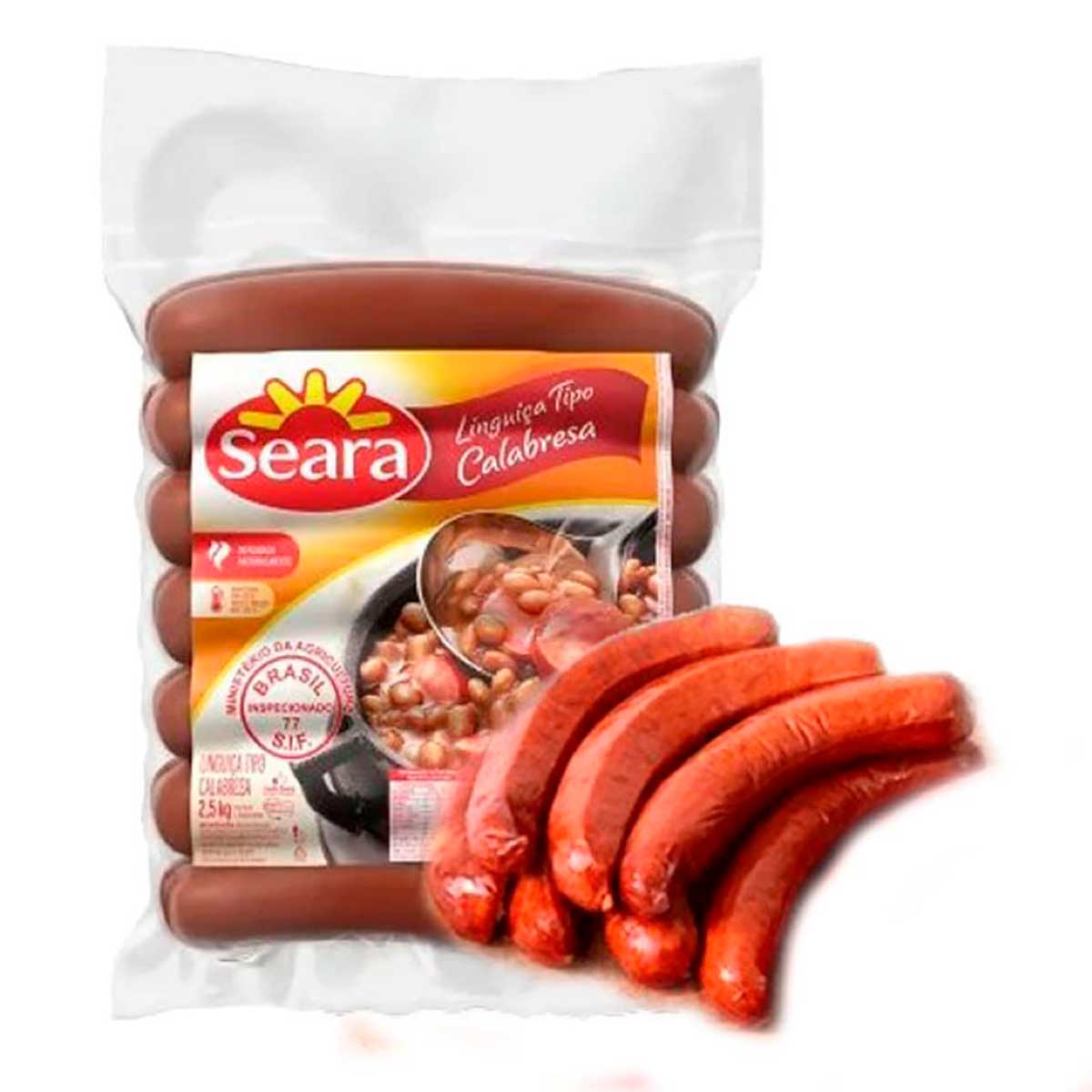 Linguiça Calabresa Seara Aproximadamente 400 g