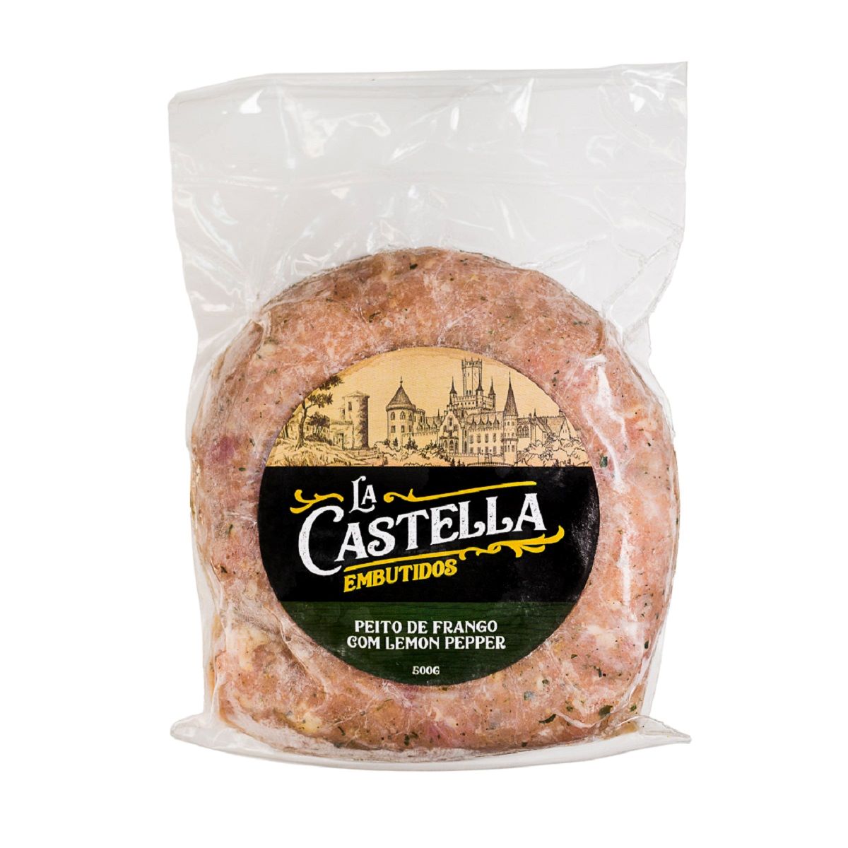 Linguiça de Frango Artesanal Lemon Pepper La Castella 500 g