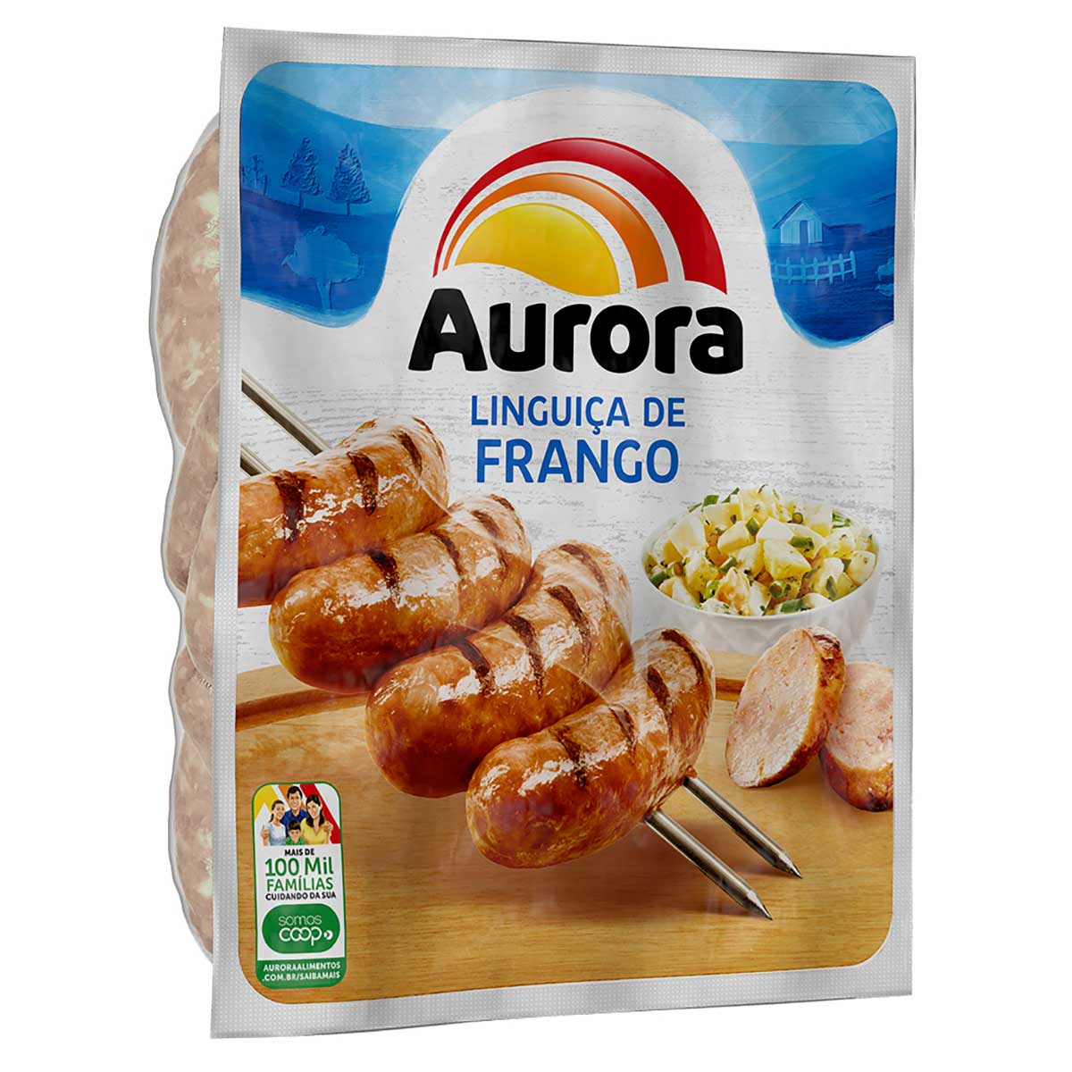 Linguiça de Frango Aurora 800g