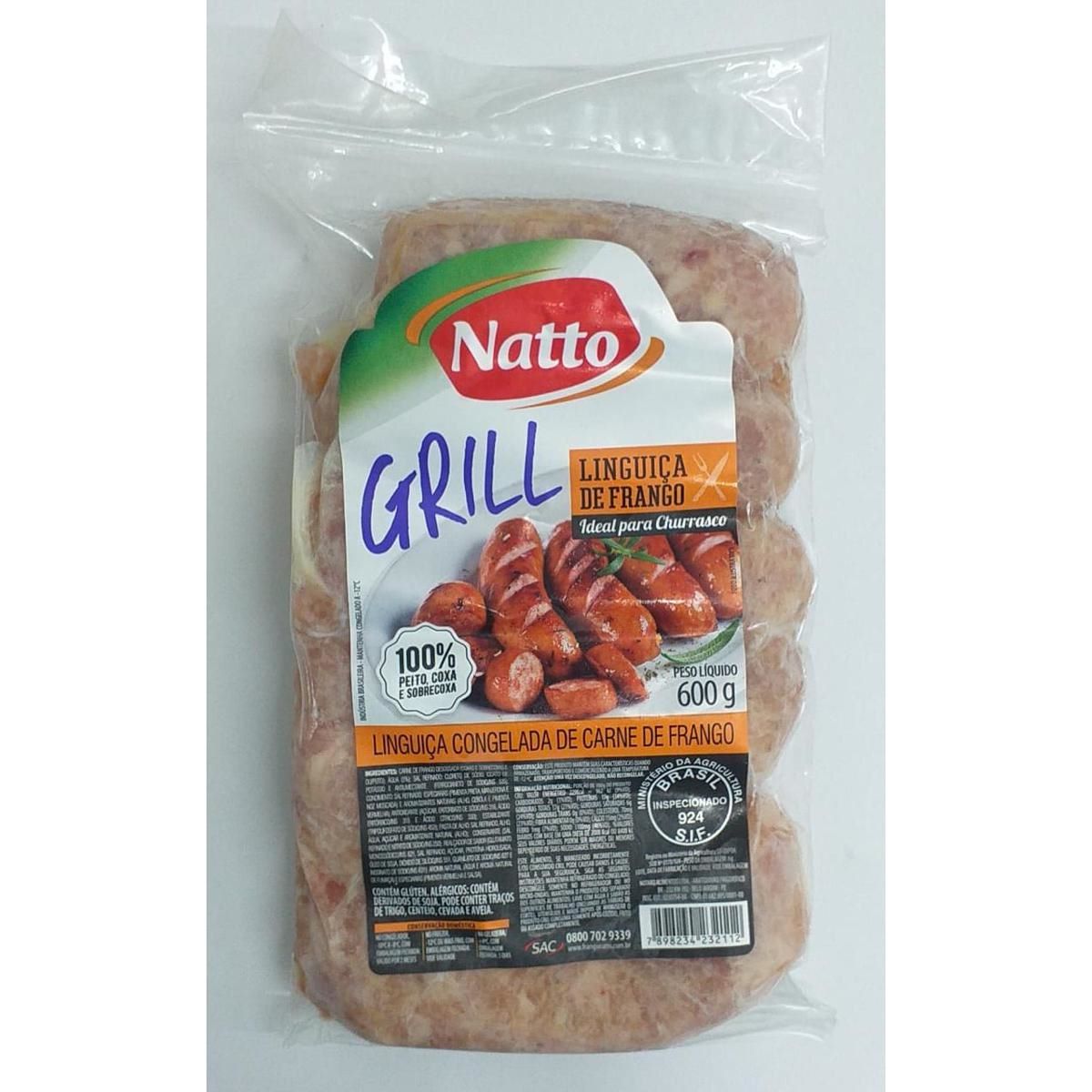 Linguiça de Frango Congelada Natto 600 g