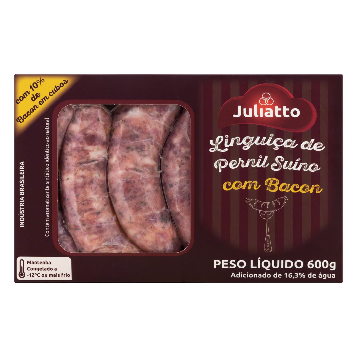 Linguiça de Pernil com Bacon Juliatto 600 g