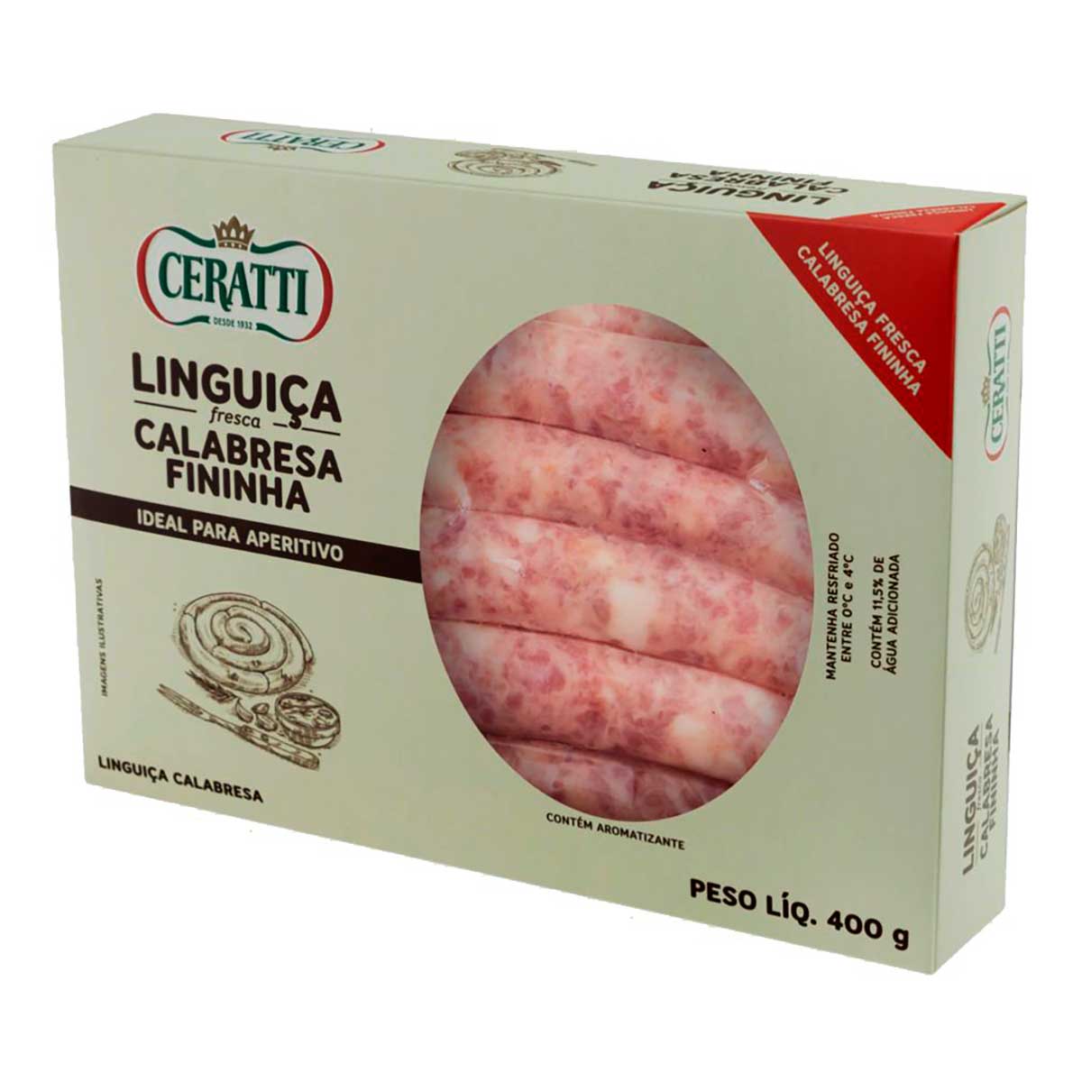 LING FRESCA CALAB FININHA CERATTI 400G