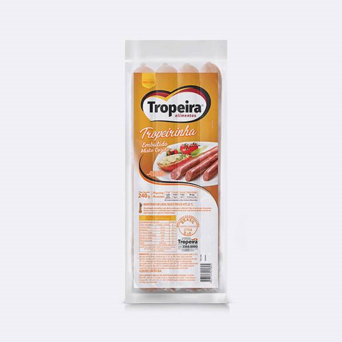 Linguiça Mista Cozida Tropeira 240 g