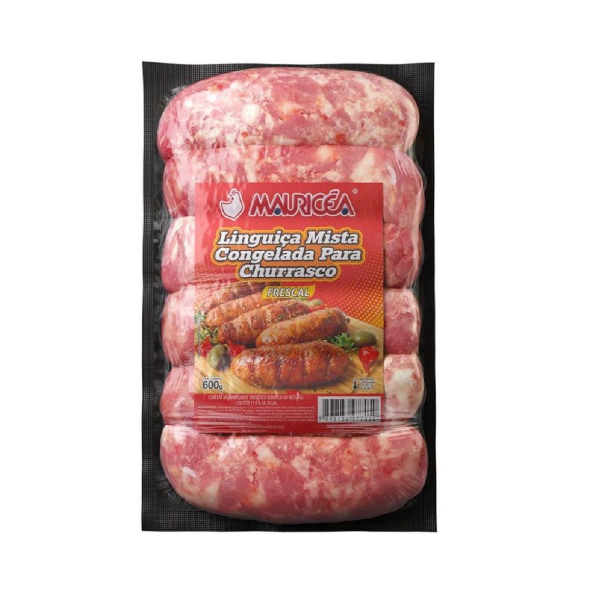 Linguiça para Churrasco Congelada Mauricea 600 g