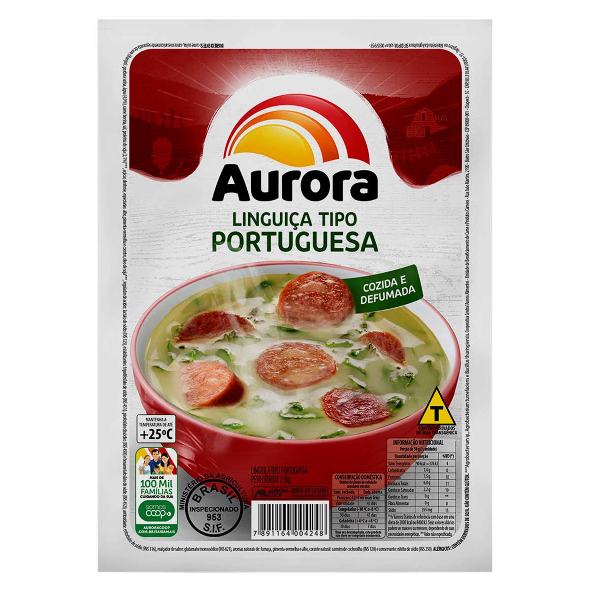 Linguiça Portuguesa Aurora 400g