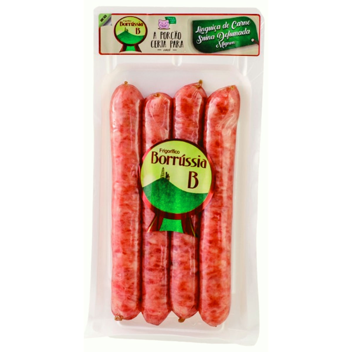 Linguiça Suína Defumada Mignon Borrussia Aprox. 350 g