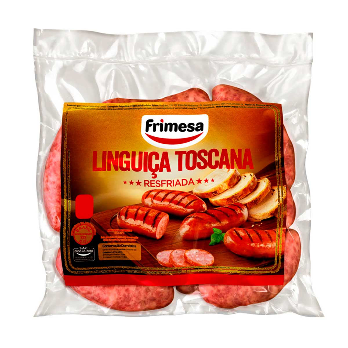 Linguiça Toscana Frimesa 1 Kg