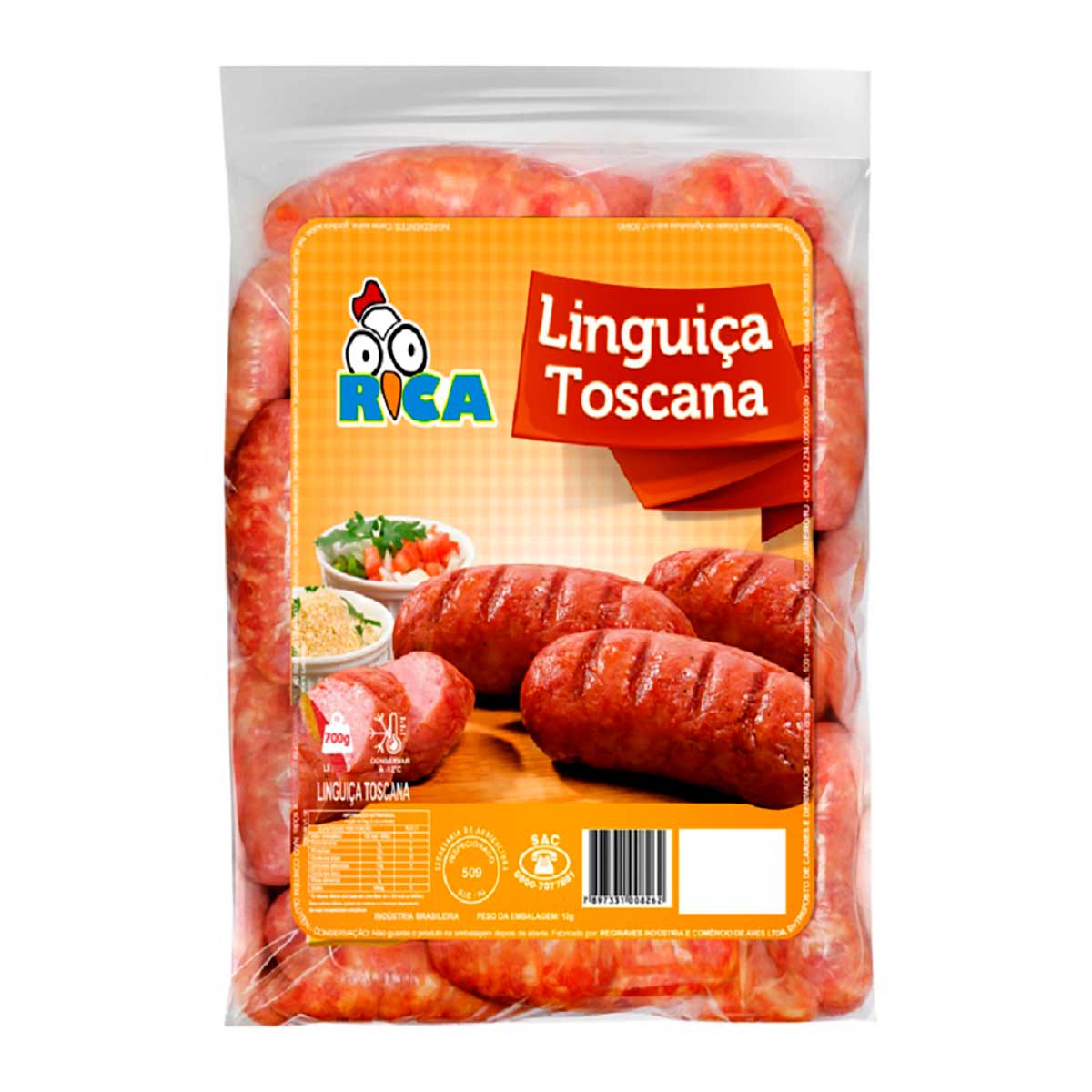 Linguiça Toscana Rica 700 g