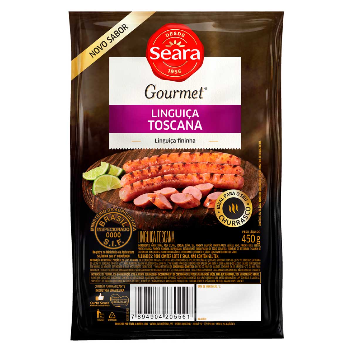 Linguiça Toscana Seara Gourmet 450g