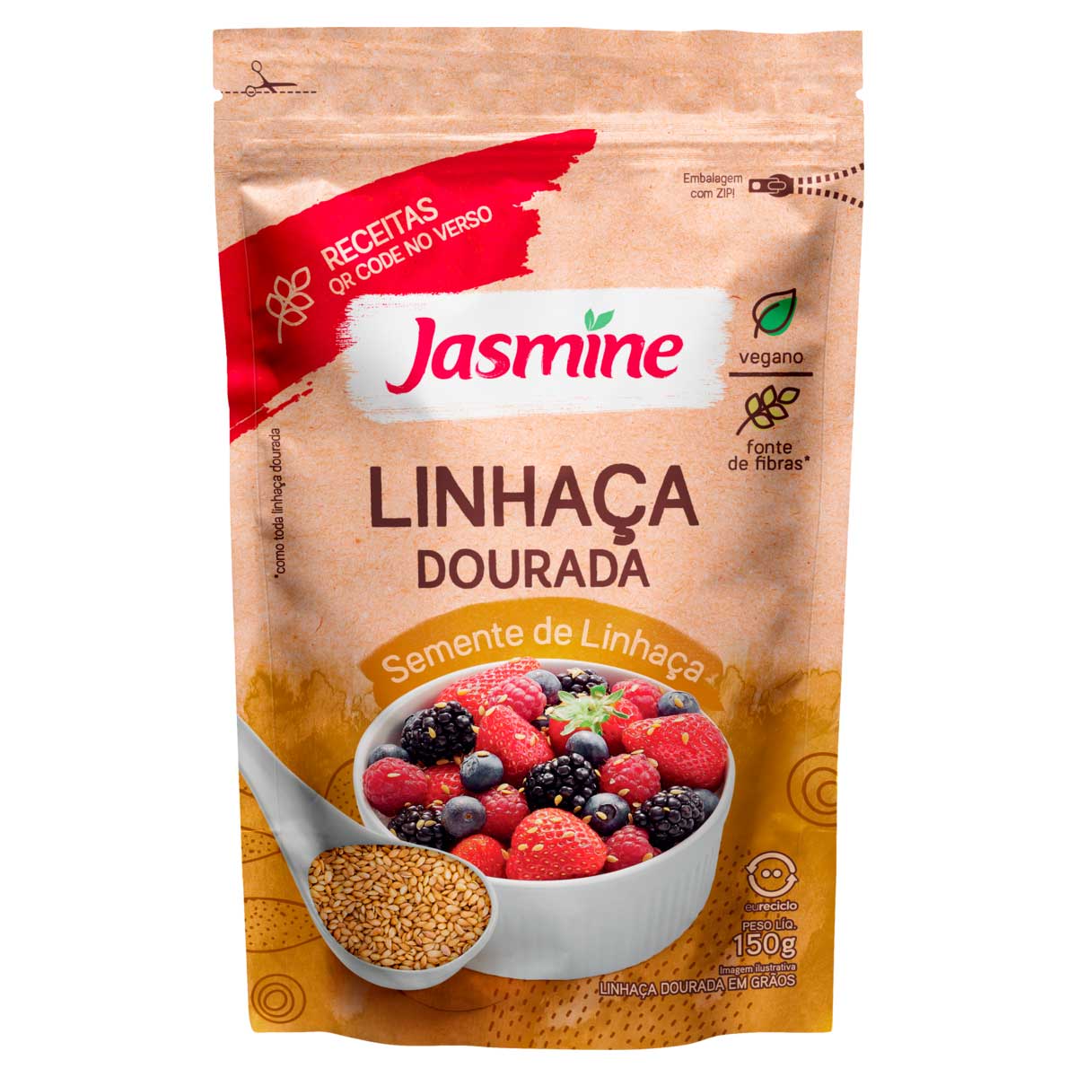 Linhaça Dourada Integral Jasmine 150g