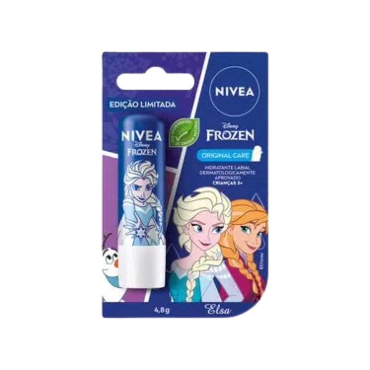 Hidratante Labial Care Disney Frozen Elsa Nivea 4,8 g