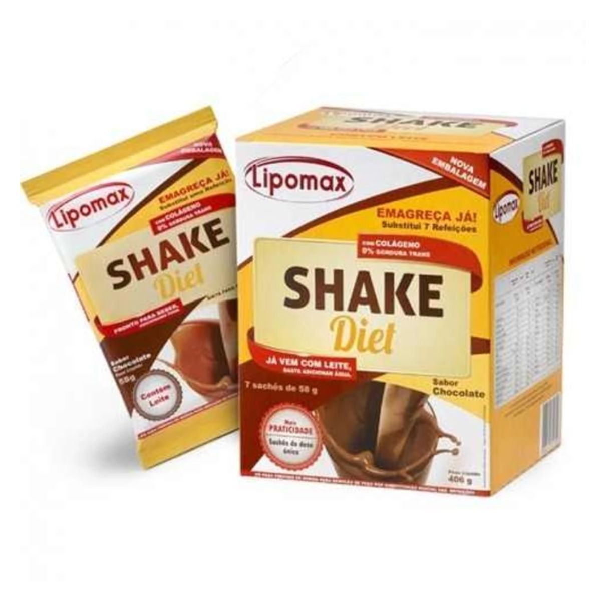 Lipomax Shake Diet de Chocolate