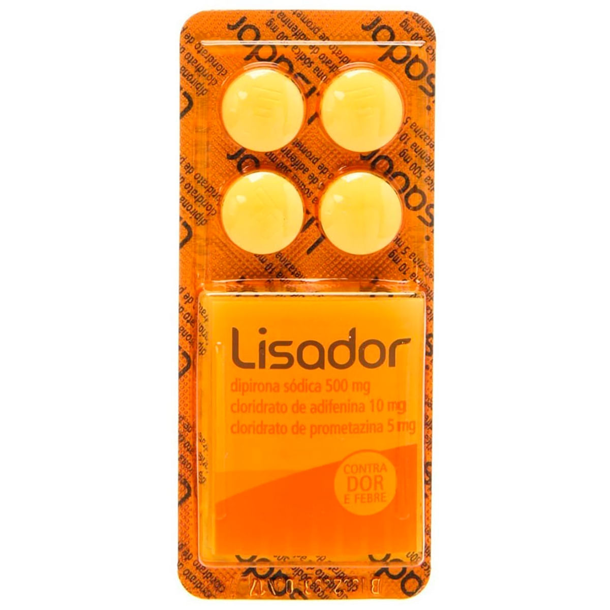 Lisador 500 mg 4 Comprimidos