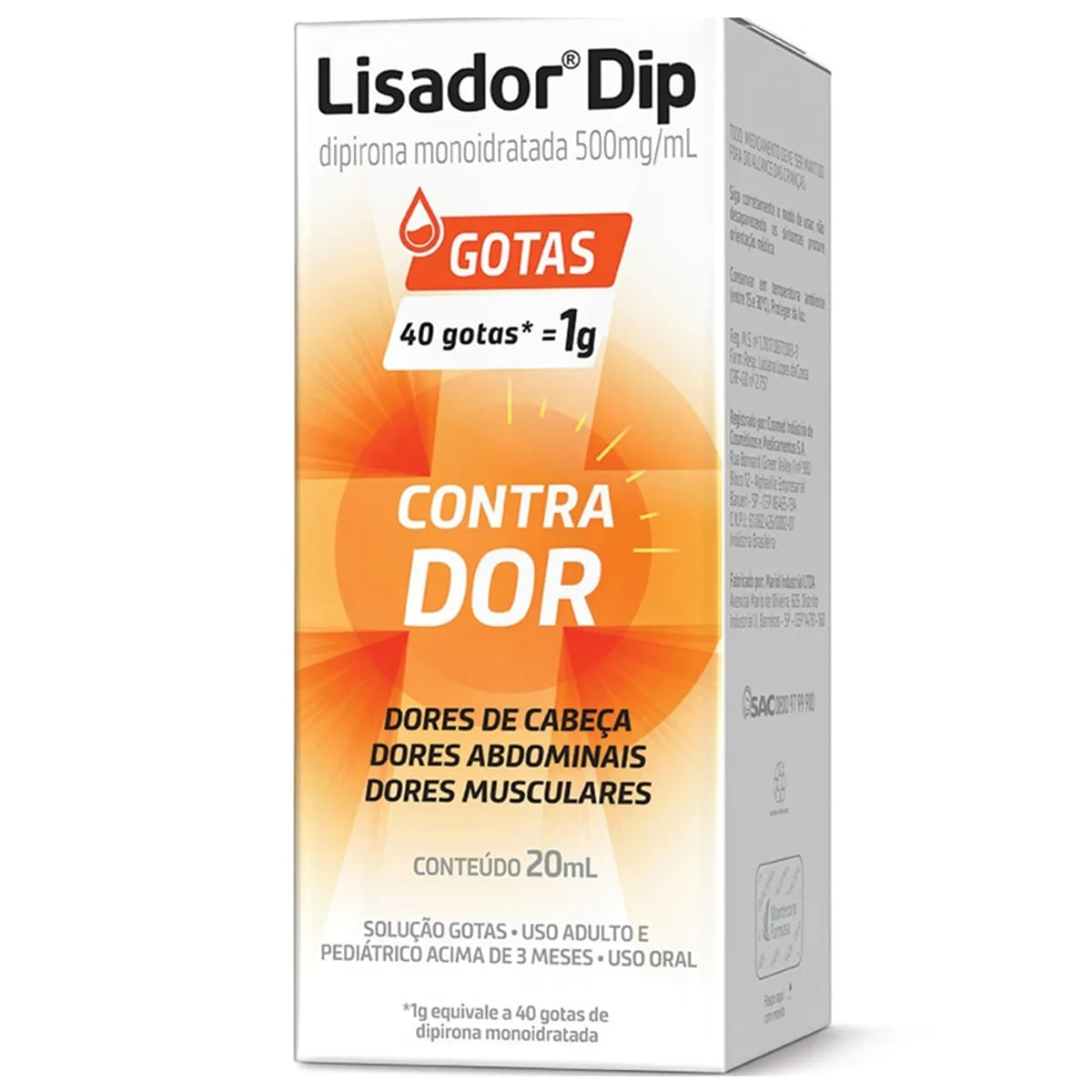 Lisador Dip Gotas 20 ml