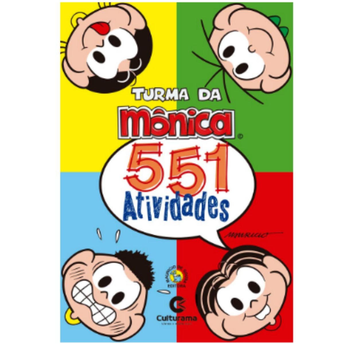 Livro de 551 Atividades Turma da Mônica Culturama