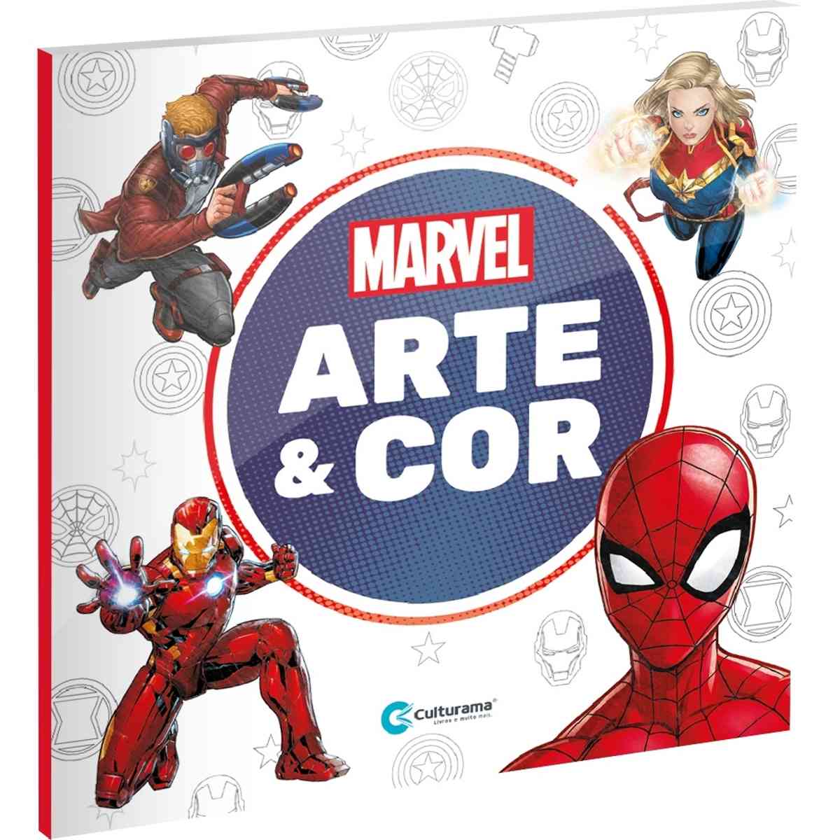 Livro Marvel Arte e Cor Culturama