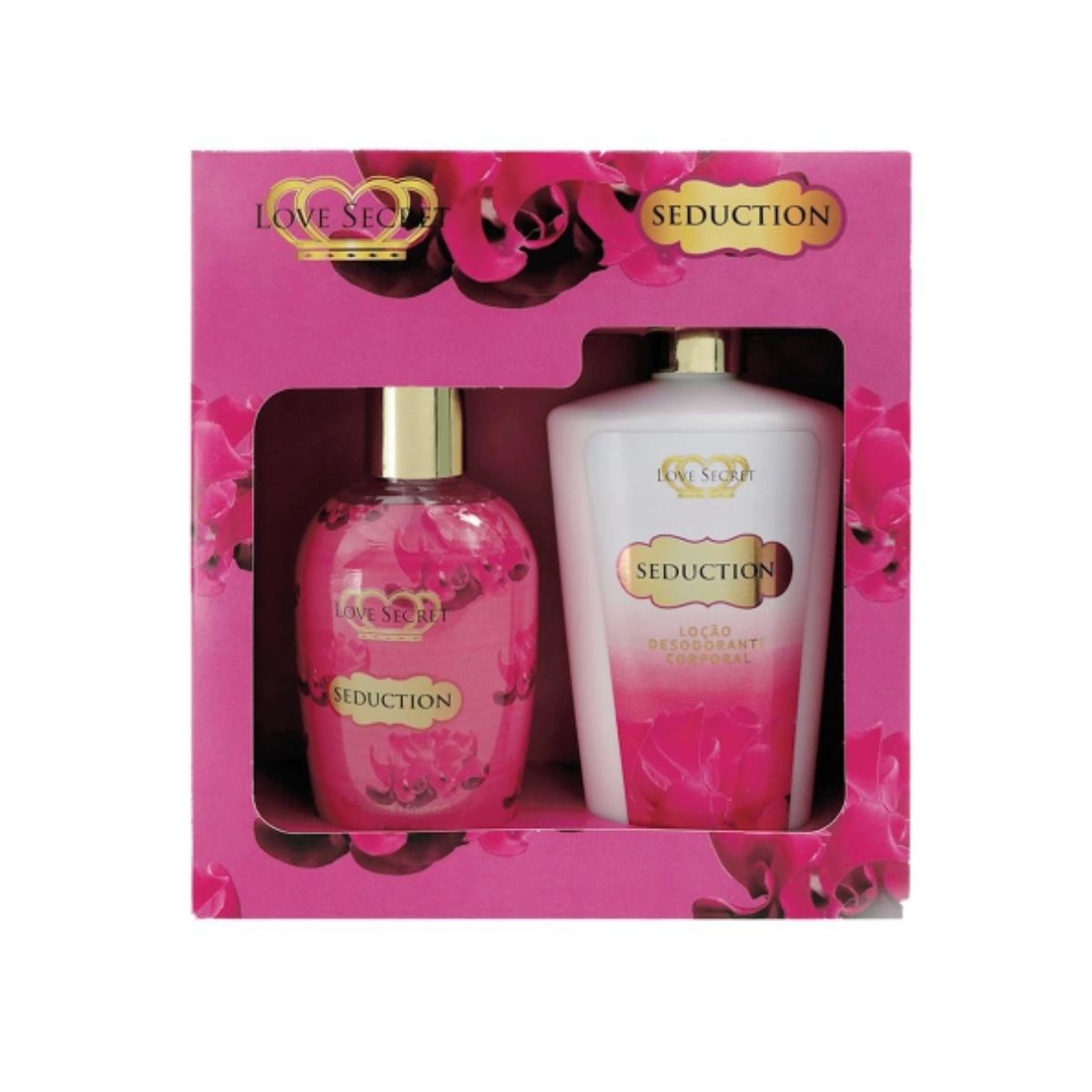 Kit love hidratante corporal e sabonete liquido Seduction com 250 ml|200 ml