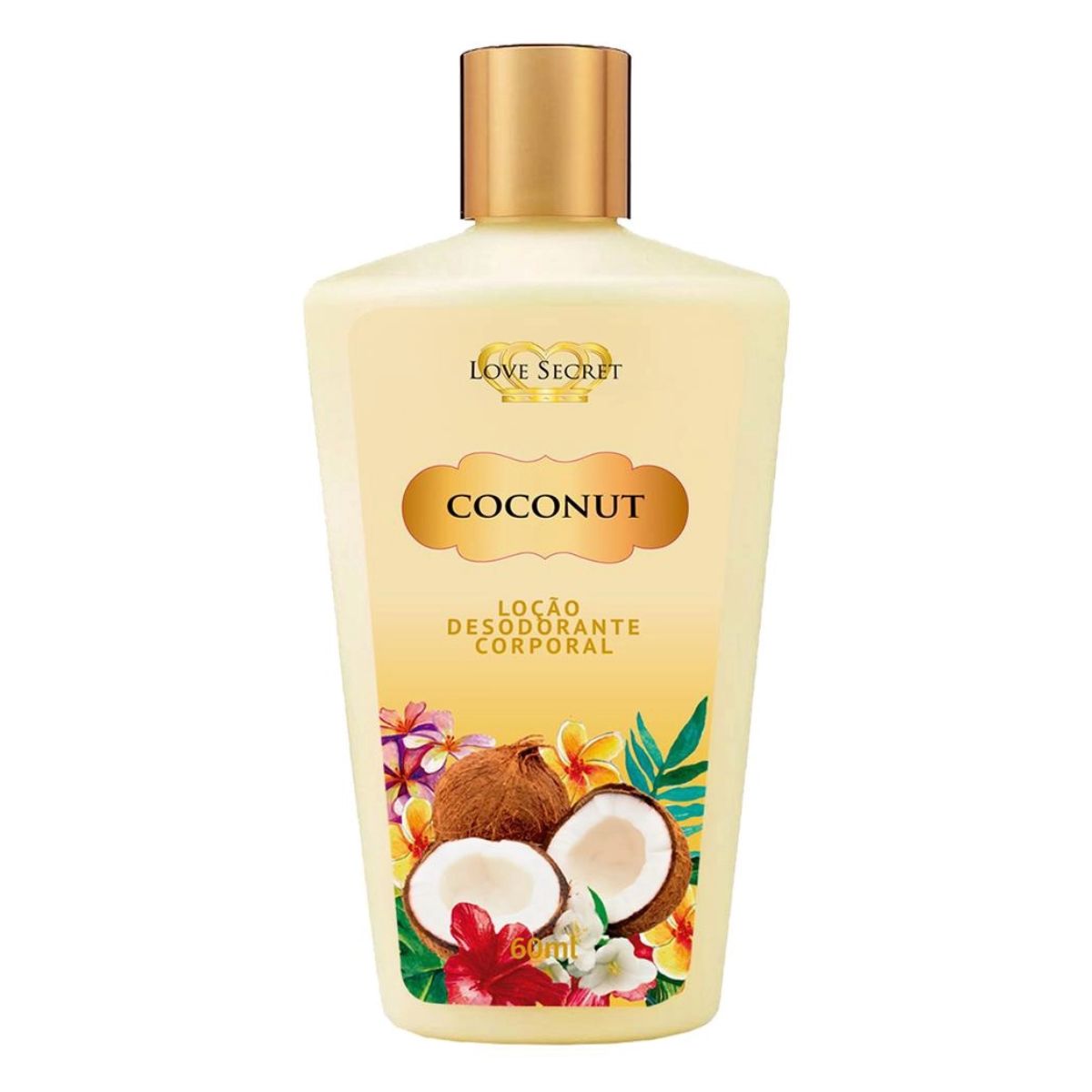 Hidratante Corporal Coconut Love Secret com 60 ml