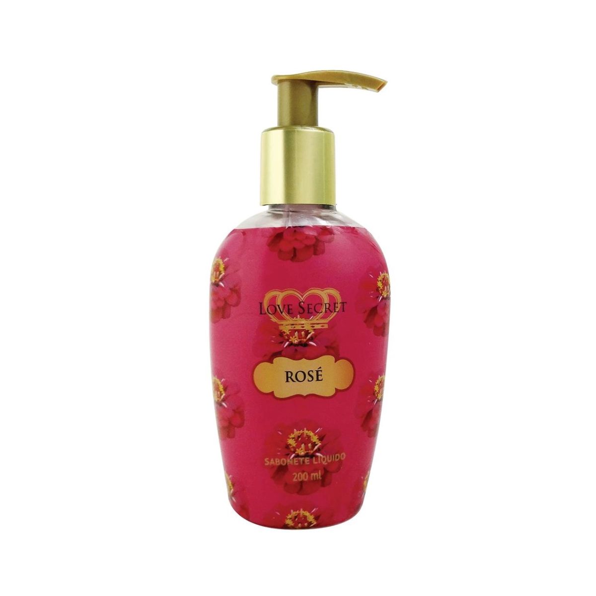 Sabonete liquido Love secret Rose com 200 ml