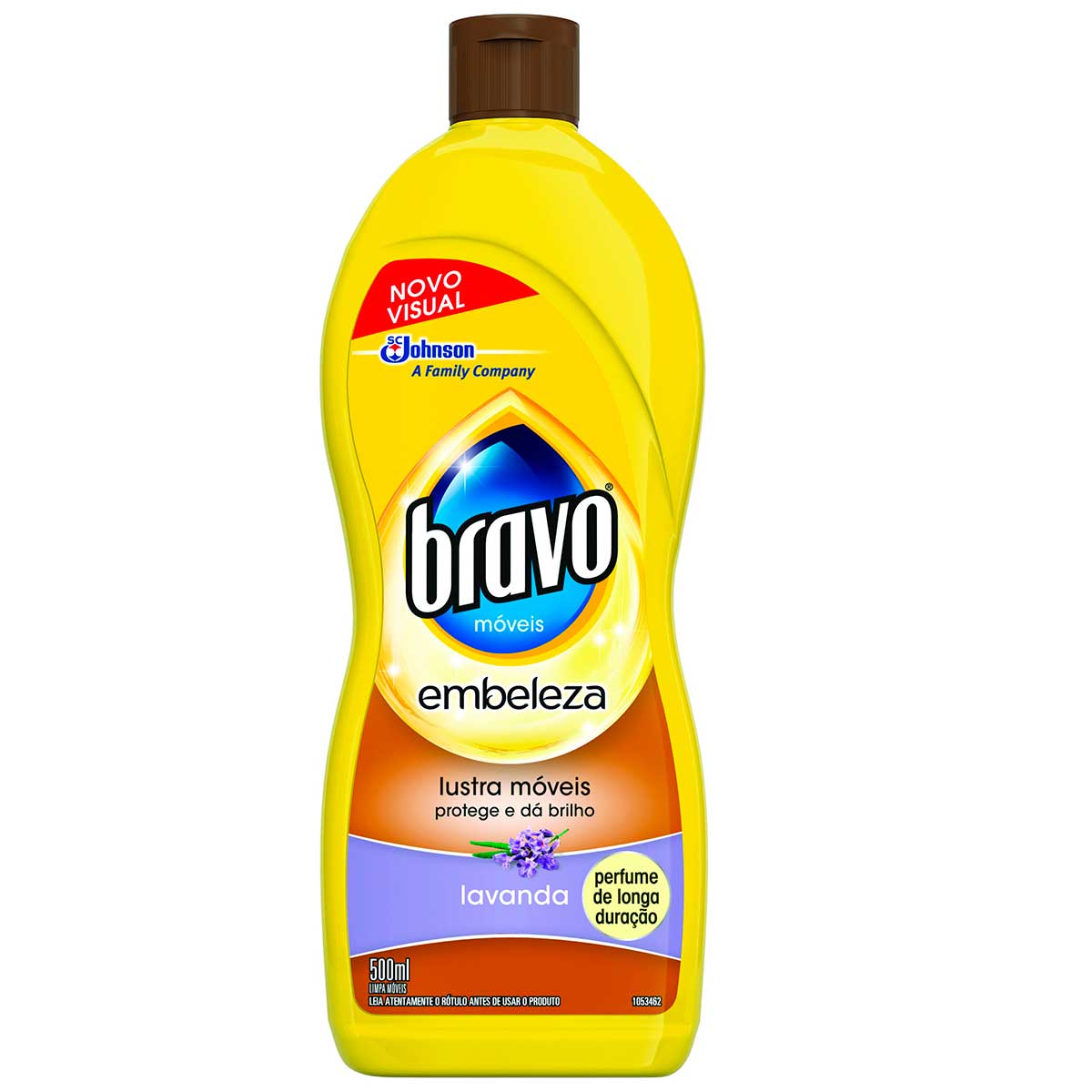 Lustra Móveis Bravo Brilho Prático Lavanda 500 ml