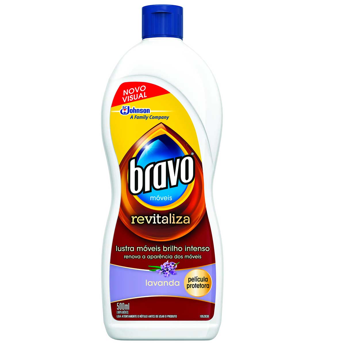 Lustra Móveis Bravo Máximo Brilho Lavanda 500 ml