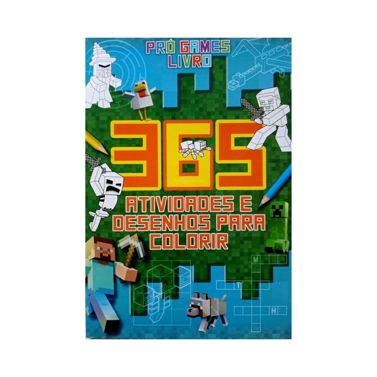 Livro 365 Atividades e Desenhos para Colorir Pro Games