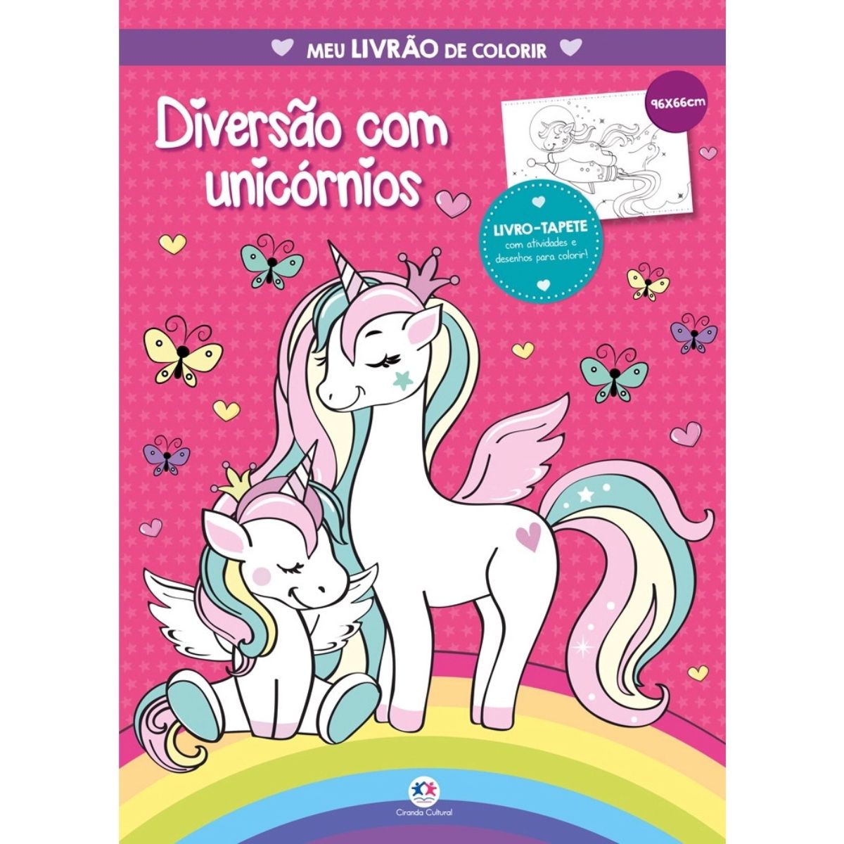 Livro Diversão com Unicórnios Meu Livrão de Colorir Barbieri, Paloma 1ª Edição