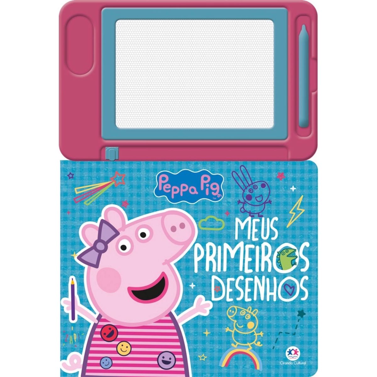 Livro Peppa Pig Meus Primeiros Desenhos Ciranda Cultural 1ª Edição