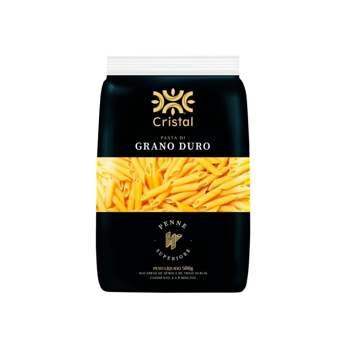 Macacarrão Grano Duro Penne Cristal 500 g