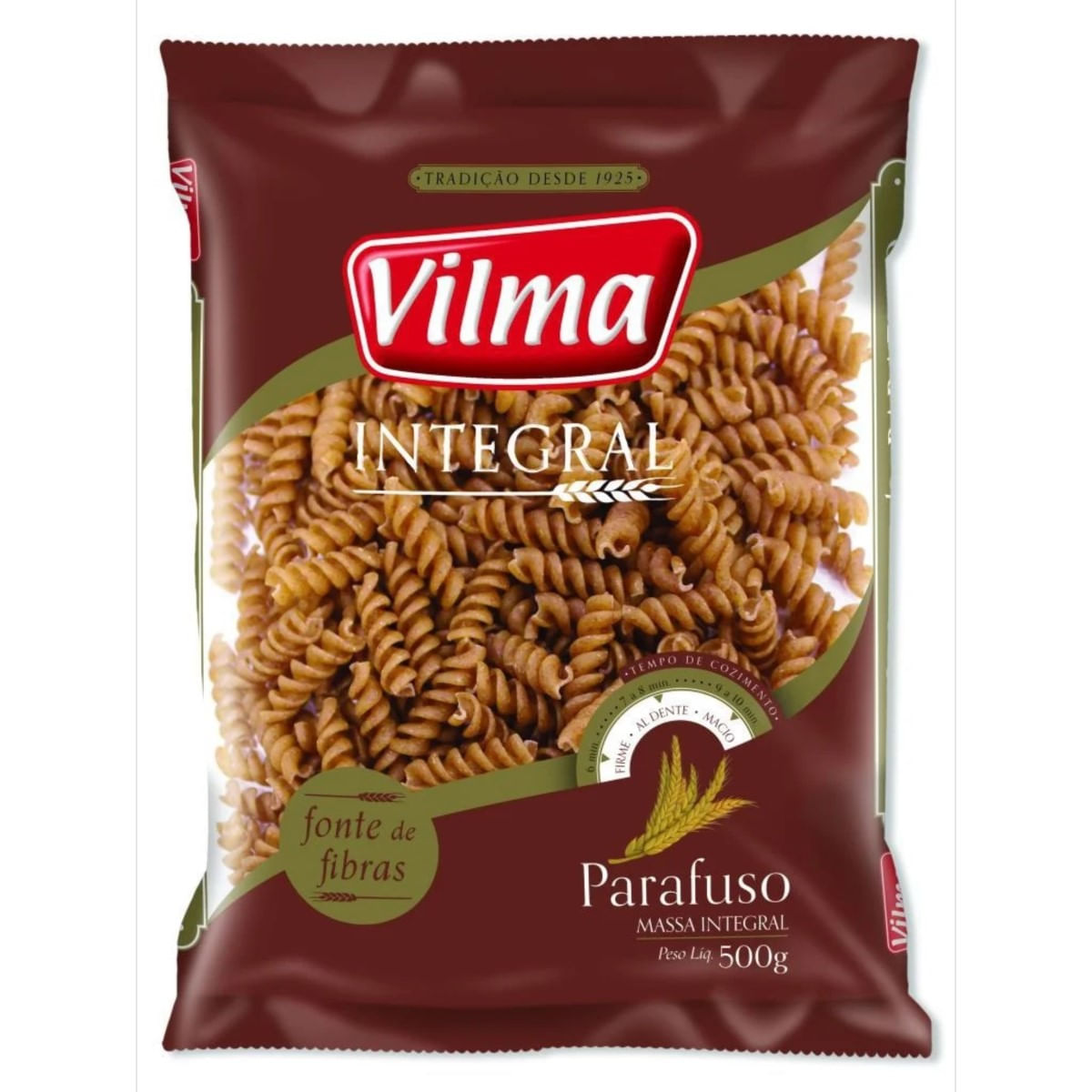 Macarrão Parafuso Vilma Integral 500 g