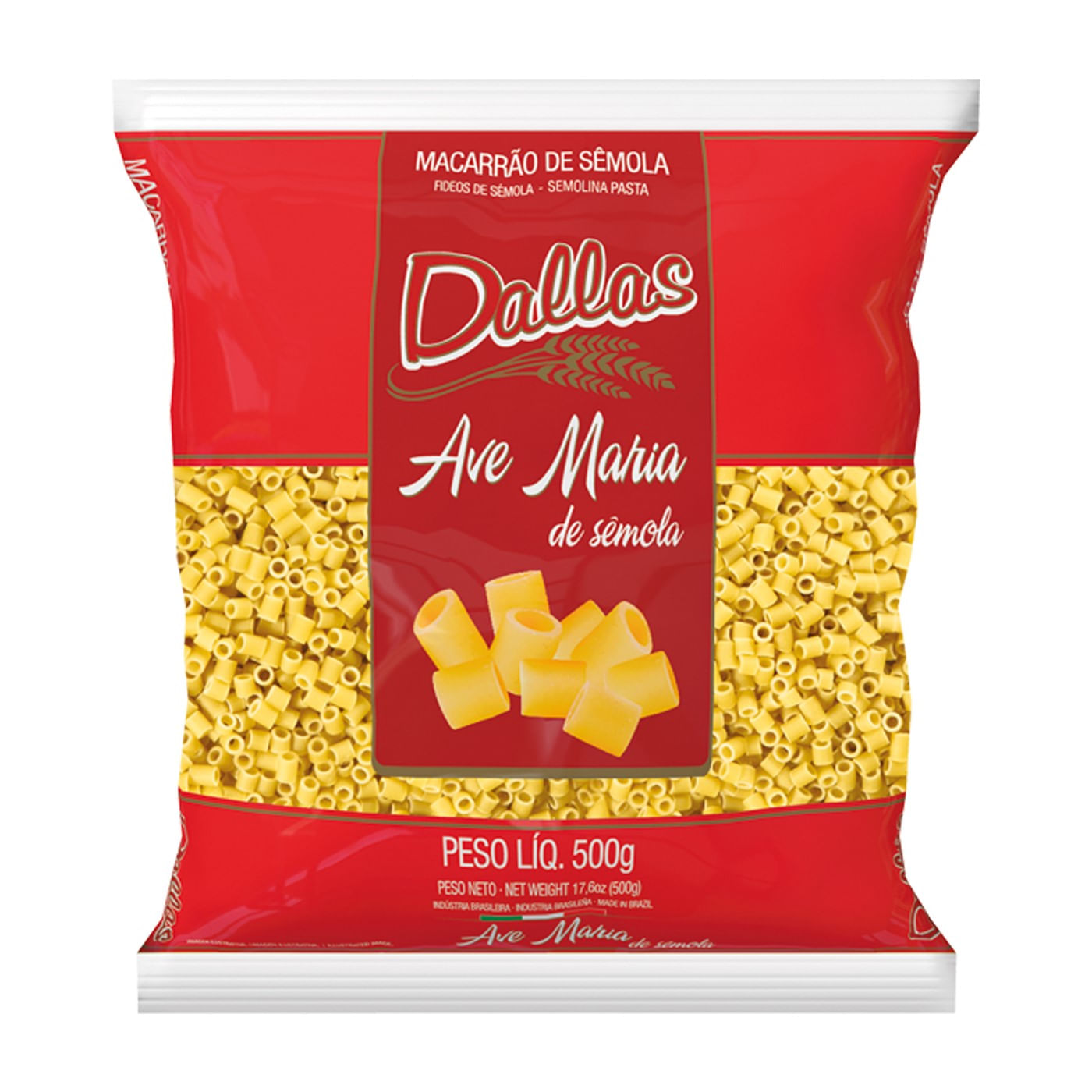 Macarrão de Sêmola Ave Maria Dallas 500 g