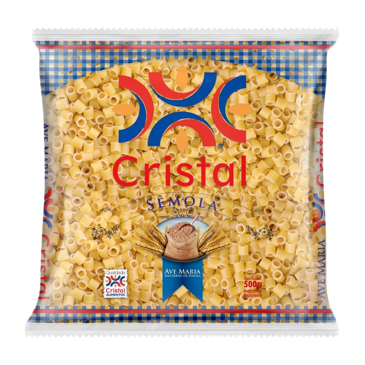 Macacarrão Semola Ave Maria Cristal 500 g