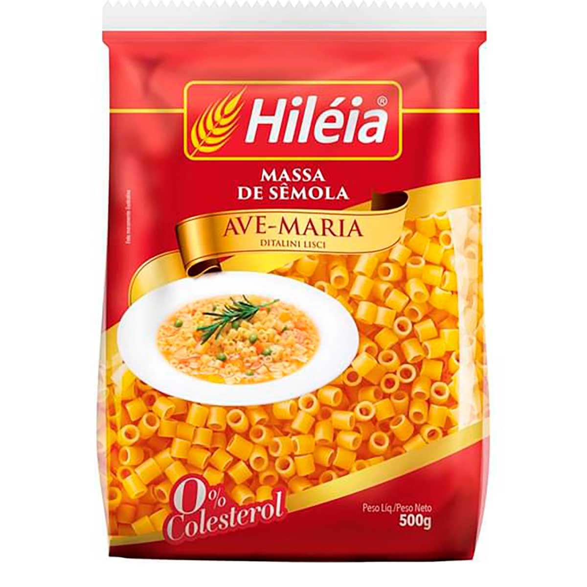 Macarrão de Sêmola Ave Maria Hiléia 500 g