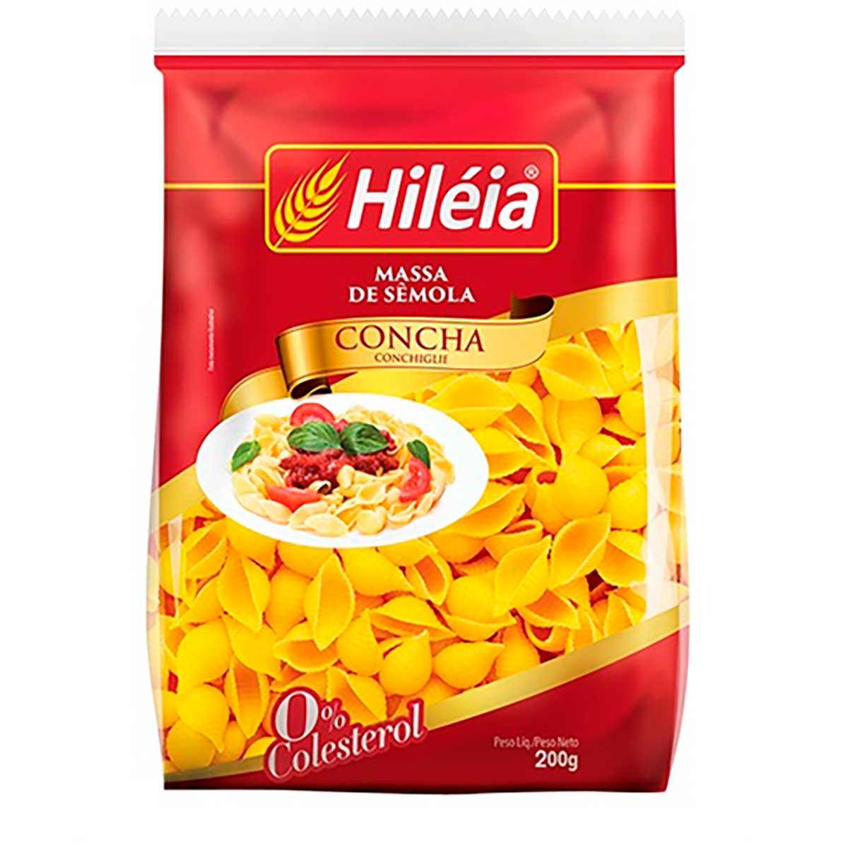 Macarrão de Sêmola Concha Hiléia 200 g