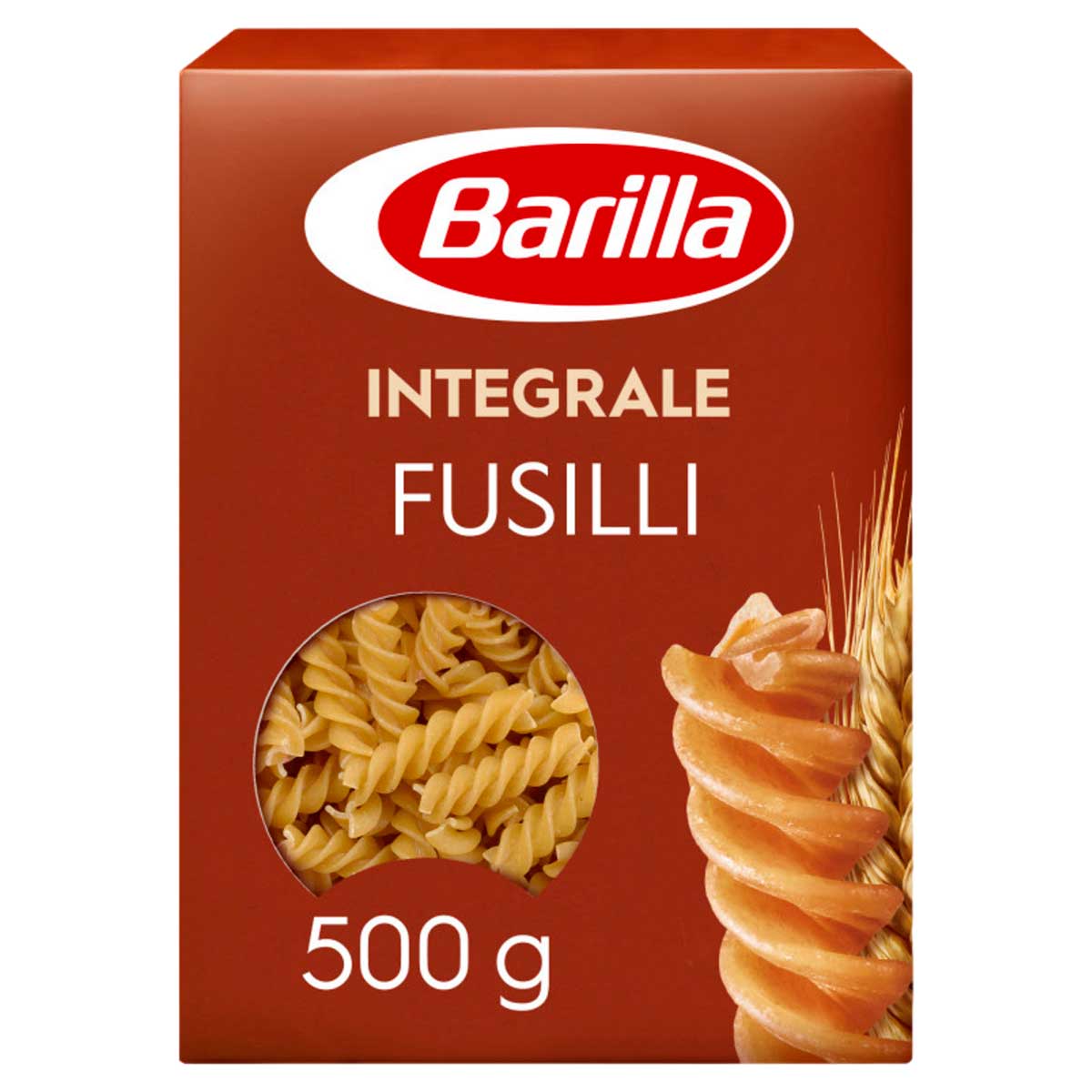 Macarrão de Sêmola Grano Duro Integral Fusilli Barilla Caixa 500g