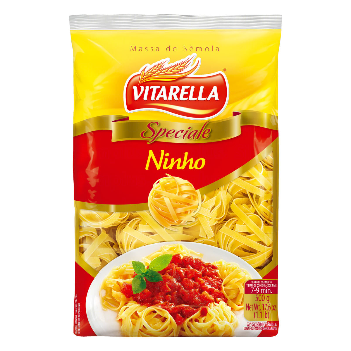 Macarrão de Sêmola Ninho Vitarella Speciale Pacote 500 g