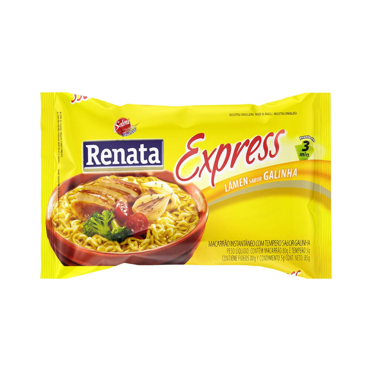 Macarrão Instantâneo Renata Express Sabor Galinha 85g