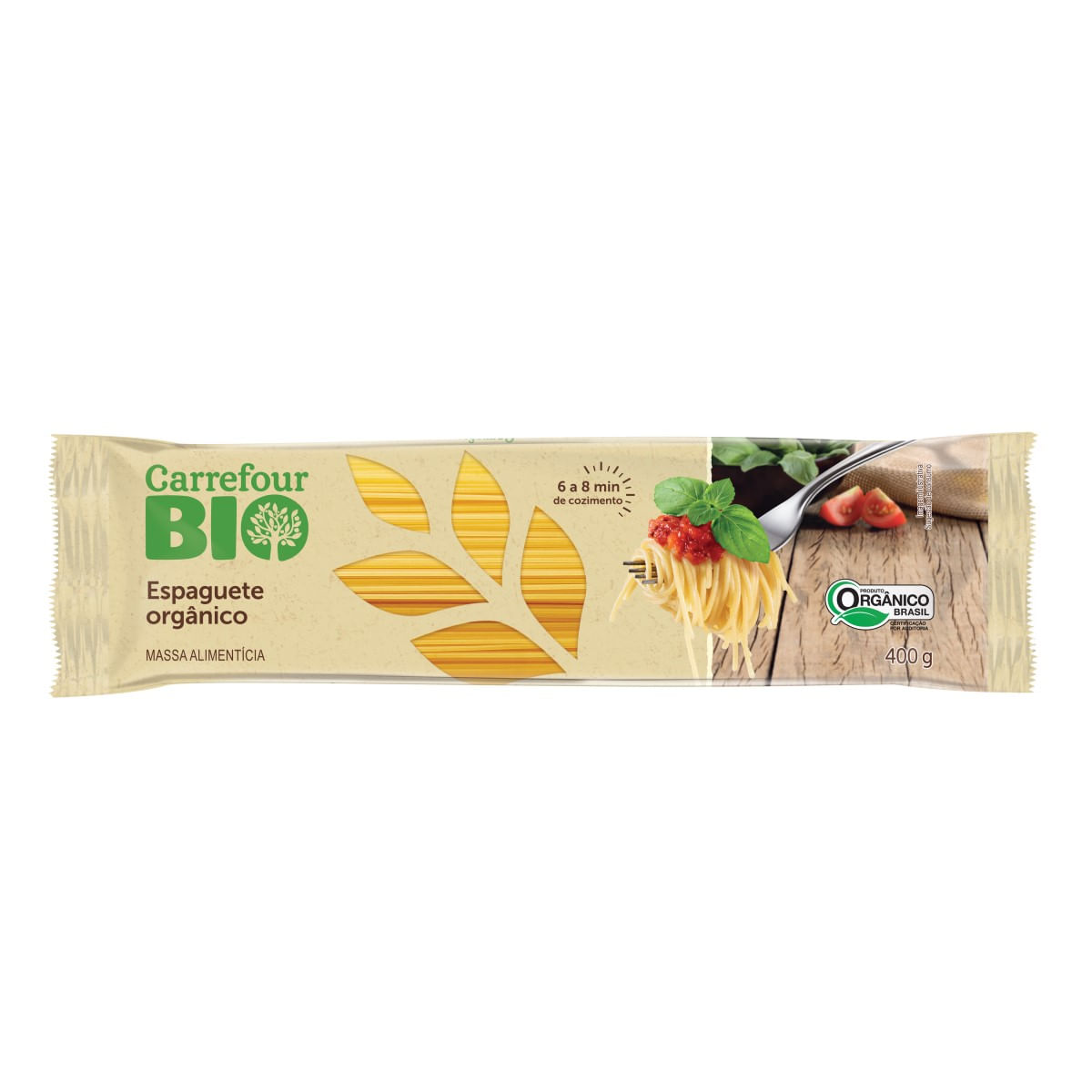 Macarrão Orgânico Espaguetti Carrefour Bio 500 g