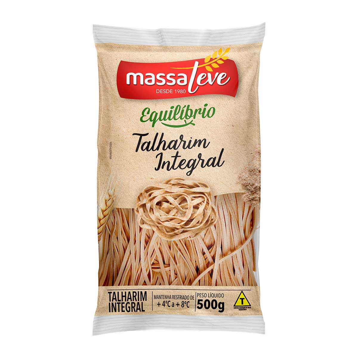 Macarrão Talharim Integral Fresca Massa Leve Equilíbrio 500g