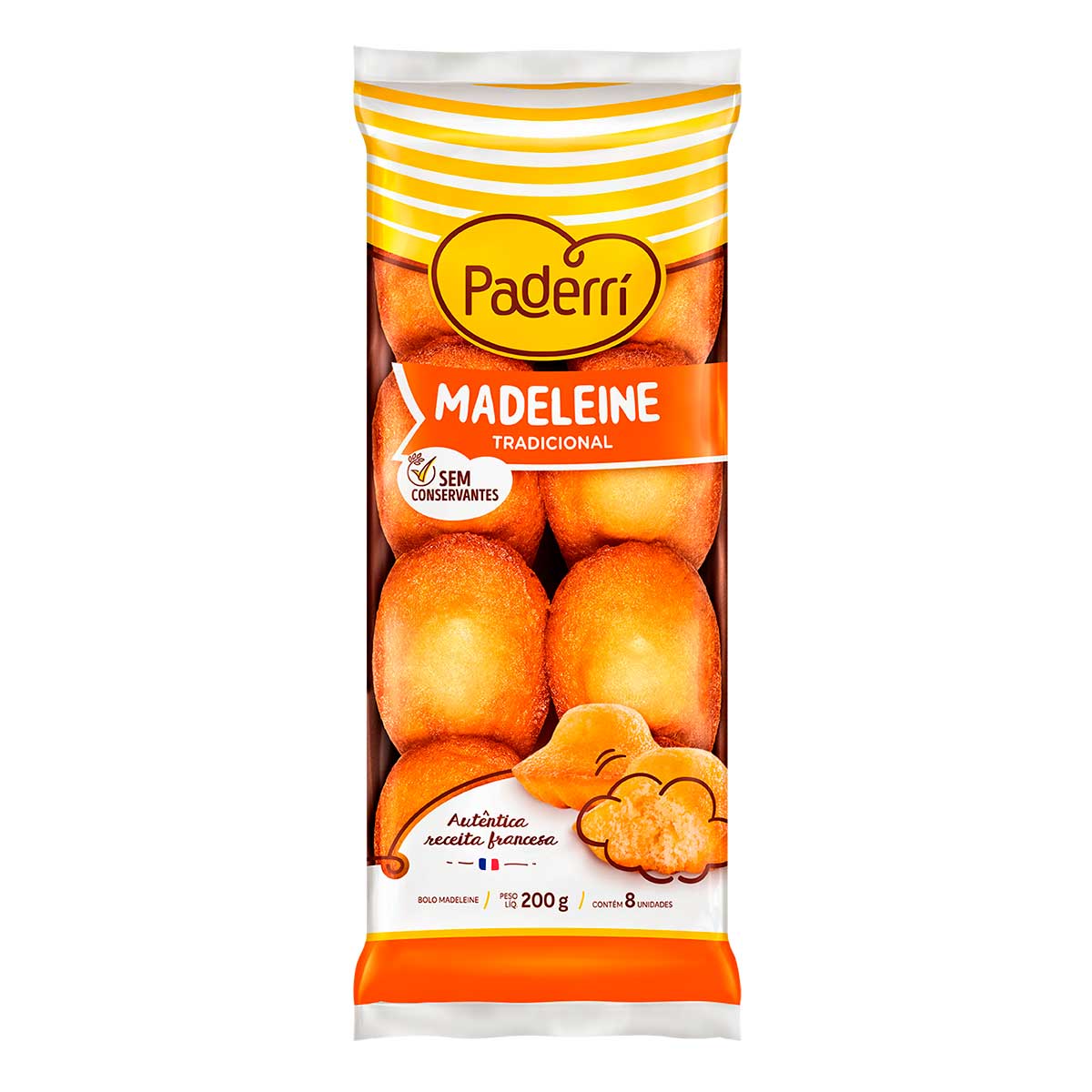 Madeleine Tradicional Paderri 200 g