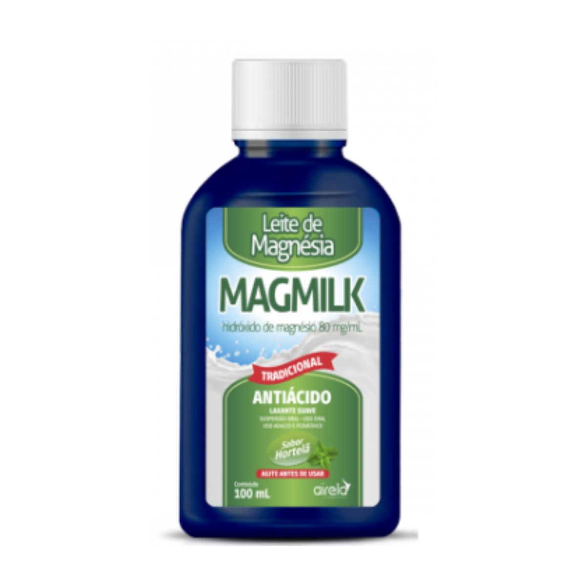 Leite de Magnésia Magmilk Hortelã com 100 ml