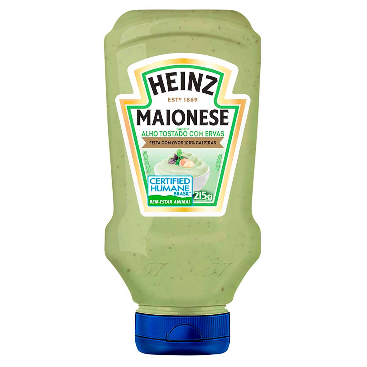 Maionese Alho Tostado com Ervas Heinz Squeeze 215g