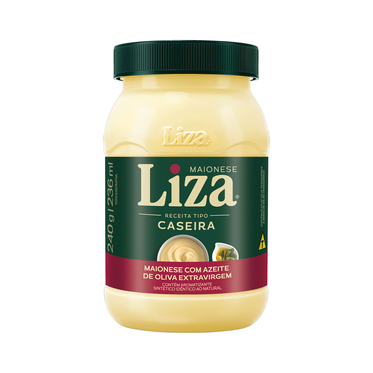 Maionese com Azeite Extra Virgem Liza Caseira 240g